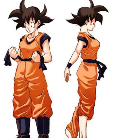 万物皆可娘化之七龙珠,看到光头女克林后,网友:太真实了吧!