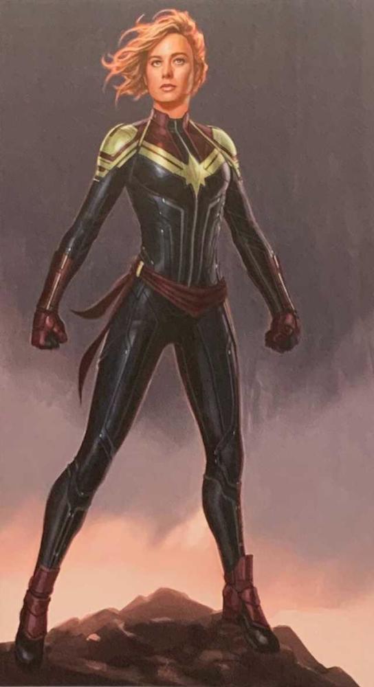 帅气惊奇队长复联4造型曝光