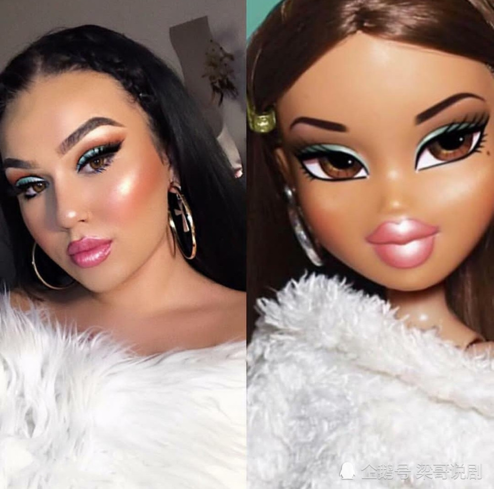 最美"芭比娃娃"仿妆,不要怀疑女生的化妆技术,都是妆出来的!