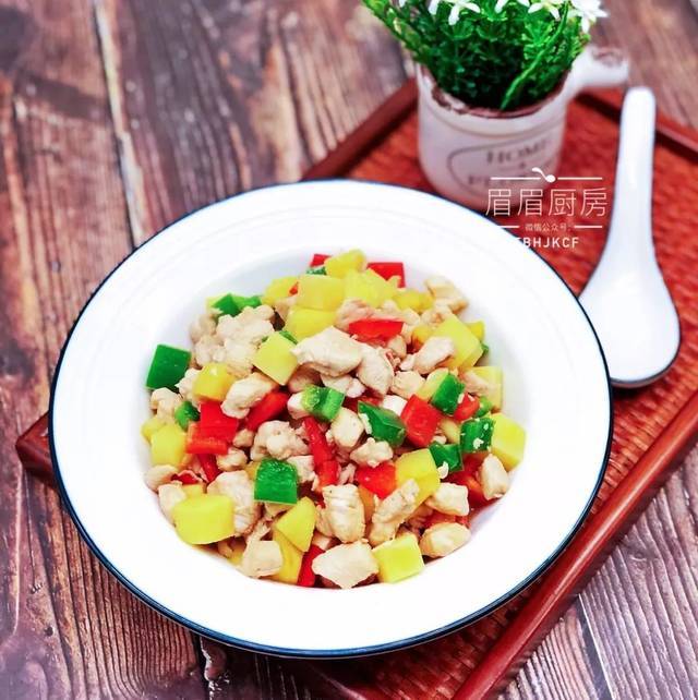 鸡胸肉搭配它,果香诱人,怎么吃都不胖