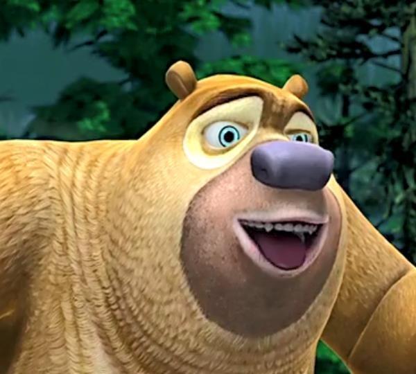 光头强用美食设下陷阱?熊大熊二贪吃,差点被抓住了!