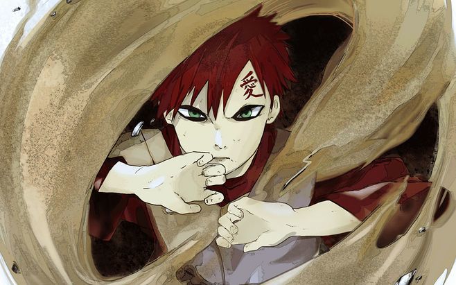 火影:我爱罗黑眼圈怎么来的?学会卸妆的重要性,瞬间比佐助还帅