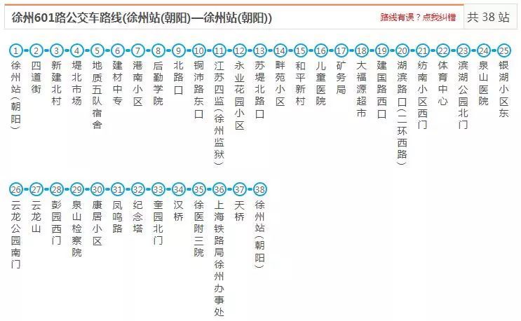 徐州602路公交车路线运行时间:红星家具城5:50-19:00 淮海食品城6:25