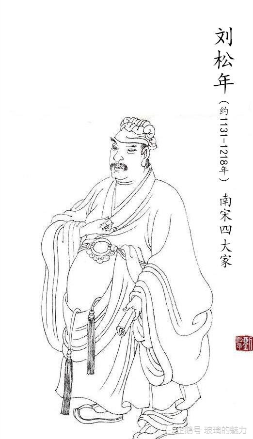 南宋画院人中绝品刘松年历经四朝,画小景山水清丽严整