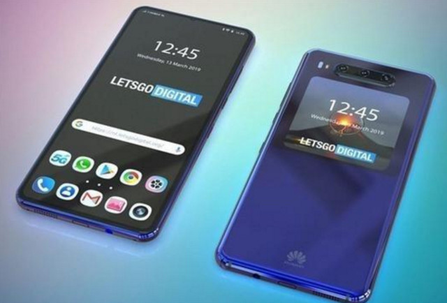 华为双面屏概念机型图曝光,大家有没有很期待