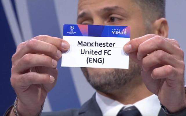 欧冠1\/4决赛抽签:巴萨对曼联 尤文利物浦抽中大