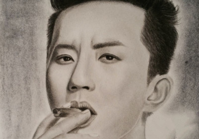 美术生作品:本以为邓超就是王者,看到它后,网友:都是弟弟!