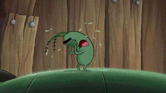 海绵宝宝:原来痞老板不是绿色的剑水蚤?脱下绿色外衣后,巨萌!