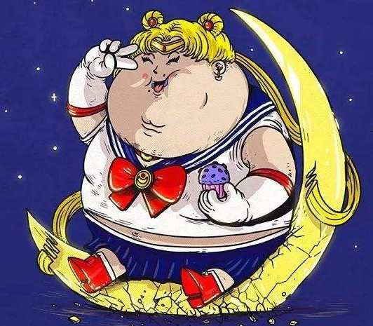 当知名动漫角色变胖之后,美少女战士变圆球,蜘蛛侠成猪猪侠?