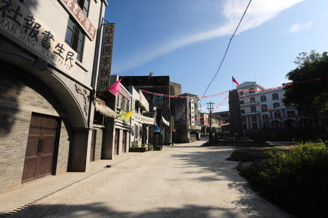白沙影视基地 记者 苏盛宇摄