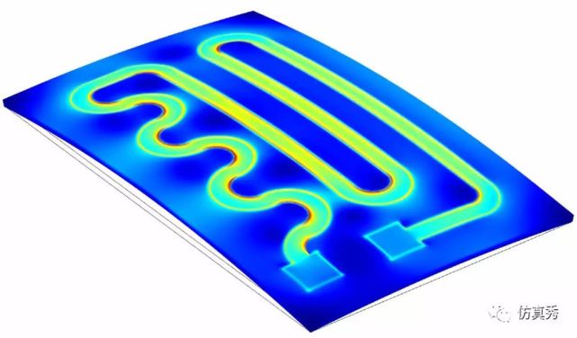 由于焦耳热温升引起的热变形