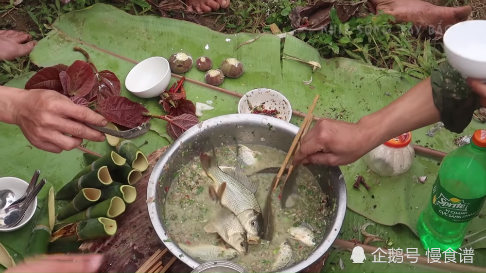 越南人春耕饿了,活奔乱跳的鱼直接生吃,网友看完坐不住了