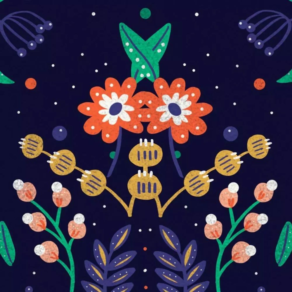 这么漂亮的插画,配色我先学(chao)习(xi)了!