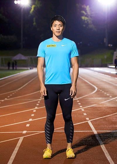 日本飞人山县亮太:我的肌肉越来越强壮 会比去年10秒跑得更快