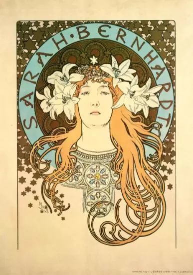 mucha trust 2019《吉丝梦坦》宣传海报 1894年 彩色版画216 x 74.