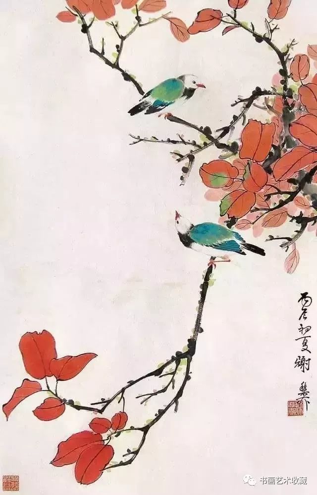 花鸟画|八大画派，30位现代名家最赏心悦目的花鸟画！