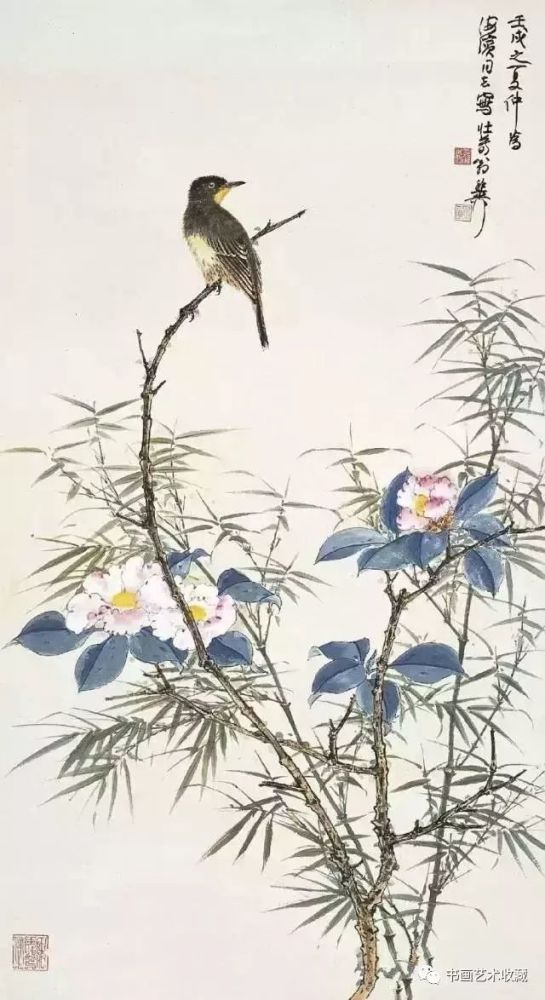 花鸟画|八大画派，30位现代名家最赏心悦目的花鸟画！