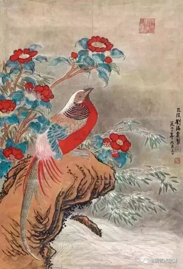 花鸟画|八大画派，30位现代名家最赏心悦目的花鸟画！