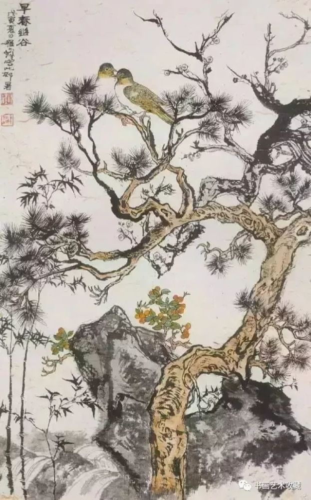 花鸟画|八大画派，30位现代名家最赏心悦目的花鸟画！