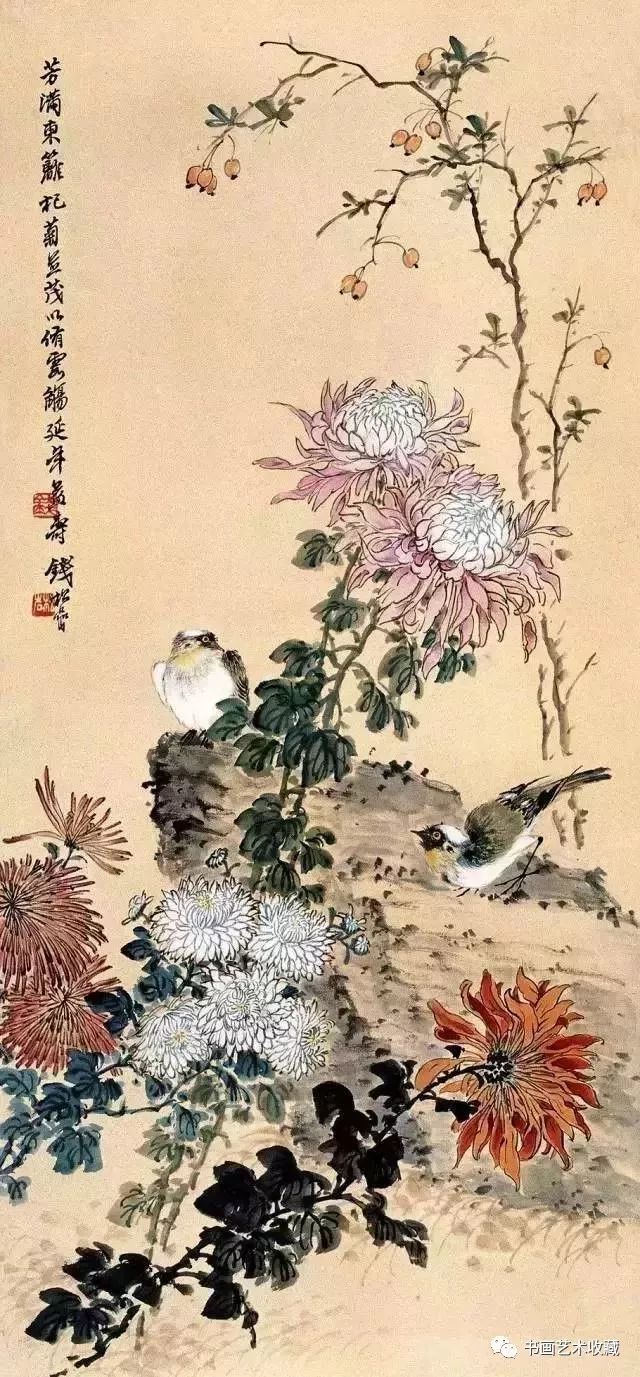 花鸟画|八大画派，30位现代名家最赏心悦目的花鸟画！