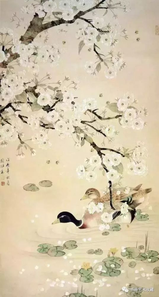 花鸟画|八大画派，30位现代名家最赏心悦目的花鸟画！