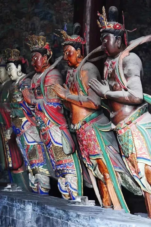 寺彩塑(明代)临汾洪洞广胜寺彩塑(元代)运城新绛福胜寺彩塑(元明)来源