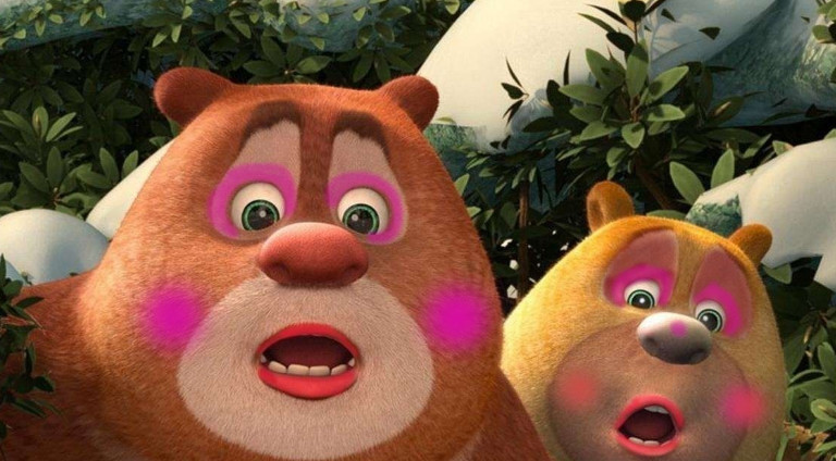 熊出没:只露声音的李老板终于露脸了,他的嘴巴和大猩猩一样大