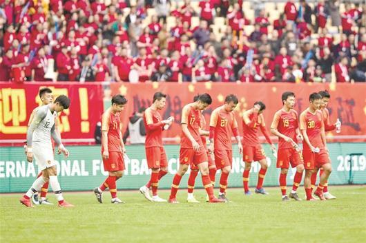图为中国队黯然退场