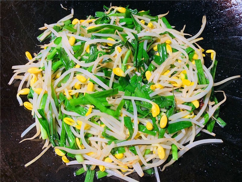 豆芽,韭菜,黄豆芽,黄金