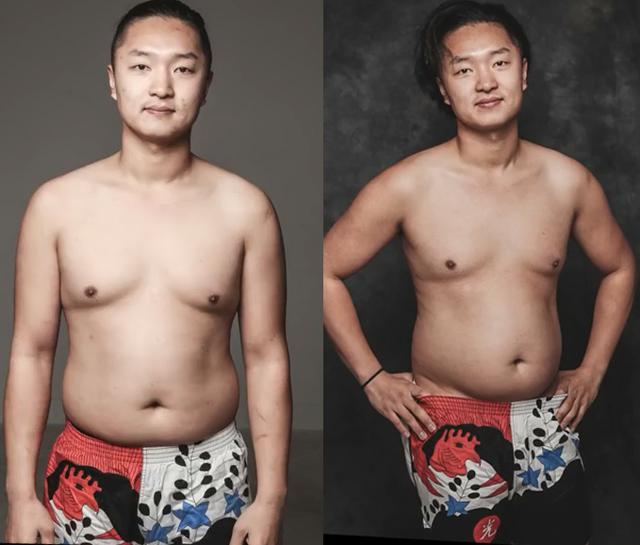 体脂率24 肥宅 练成肌肉男仅8个月 网友 原以为用了类固醇 体脂率 健身 肌肉 腹肌