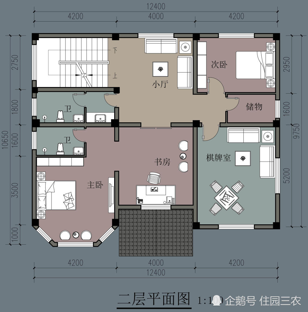 這棟農村自建三層別墅,一共有5室1廳,而且每一間房子都很寬敞,住著是