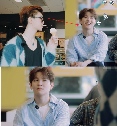 尤长靖首次拒吃美食,有谁注意到范丞丞的眼神,网友:扎心了