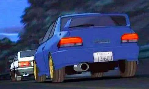 头文字d 中未曾正式比赛的无冕之王 斯巴鲁