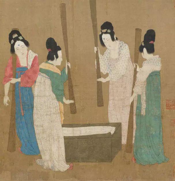 捣练图|真人版捣练图令观众直呼穿越，纪录片让更多古代名画成“网红”
