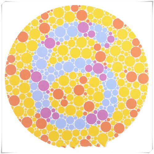 5张色盲色弱检测图,这里边的数字你能认识几个?