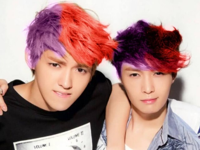 "归国四子"变"彩虹四子"后,谁能驾驭"大红大紫"的发型?