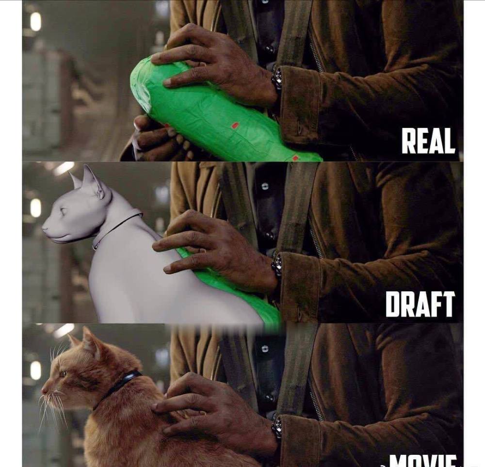 漫威:惊奇队长咕咕猫哪一个场景是合成的?看完不敢相信自己眼睛