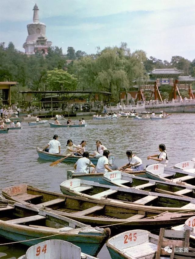 彩色老照片,建国十周年时的生活记忆