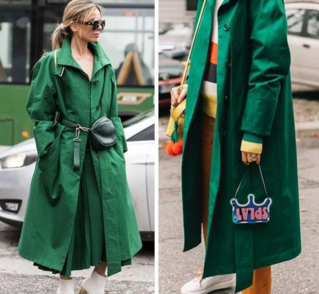 2019年流行的绿色系衣服,穿上身意外的好看!
