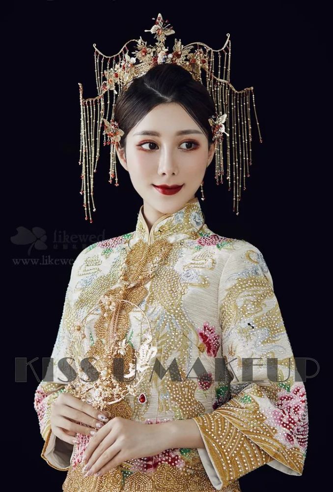 超级好看的秀禾 白纱婚礼造型