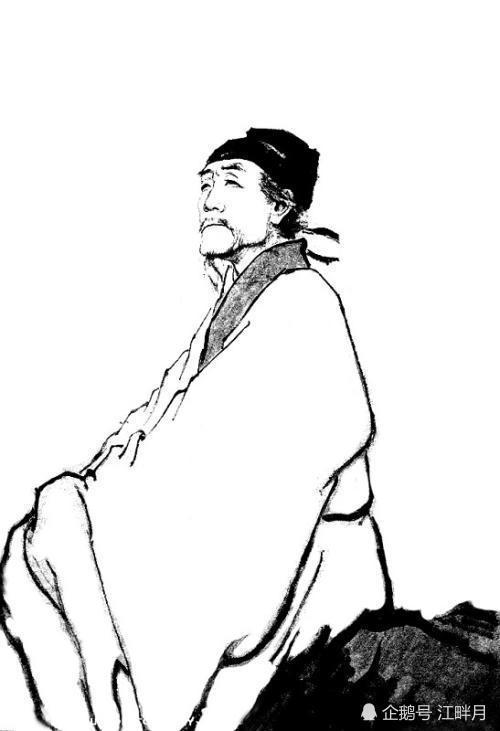 中国文学史上最伟大的两位诗人见面了,此时被贺知章称为"谪仙人"的