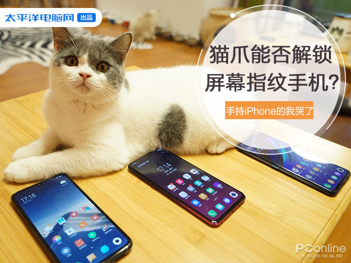 猫爪能否解锁屏幕指纹手机 手持iphone的我哭了 腾讯新闻