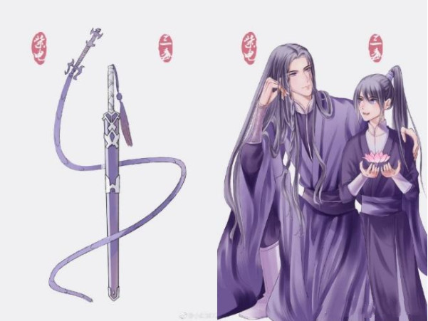 魔道祖師:眾武器擬人化,紫電三毒夫妻相,而看到避塵無法冷靜!