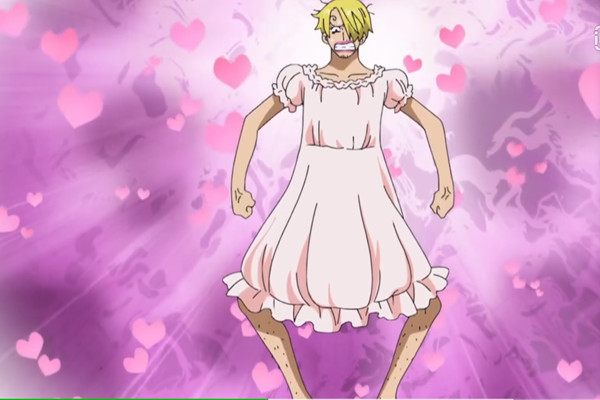 山治唯一一次穿女装,然而海迷看完却意外喜欢,娜美都没他漂亮!