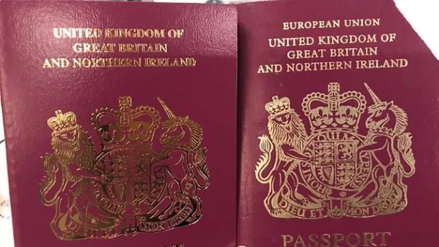 英国海外领土护照图片