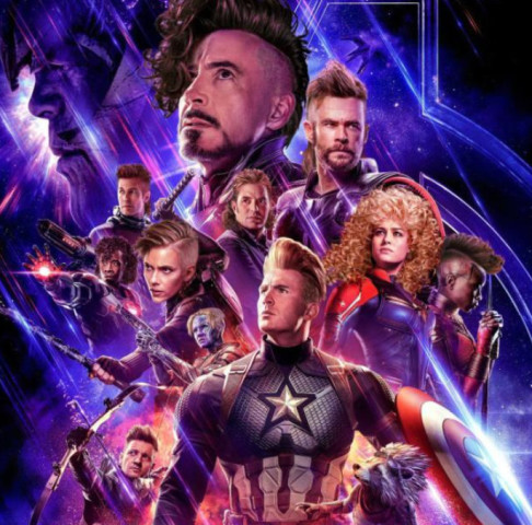 粉丝自制复联4新海报,英雄纷纷换上新发型,看