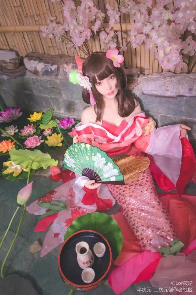 阴阳师手游cos这条美人鱼真招人喜欢呀