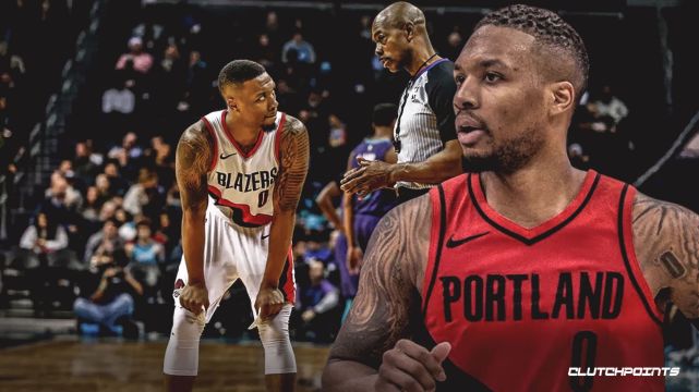 【影片】假摔！Lillard造犯規跌倒，收到聯盟警告，若再次違反將被罰款5000美元！-黑特籃球-NBA新聞影音圖片分享社區