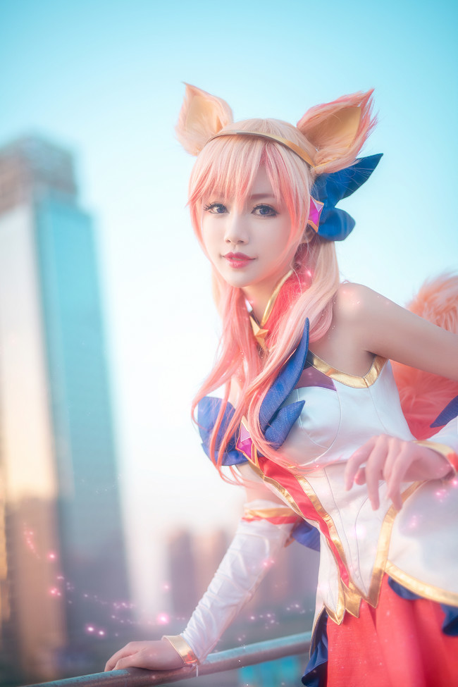 星之守护者九尾妖狐阿狸cosplay