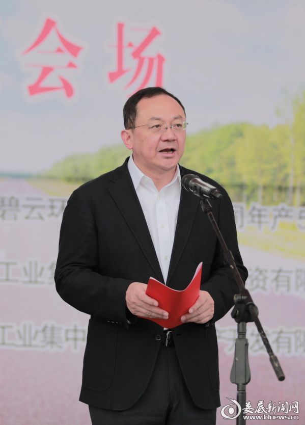 (娄底市委副书记,市长杨懿文出席娄星区会场并宣布项目开工)